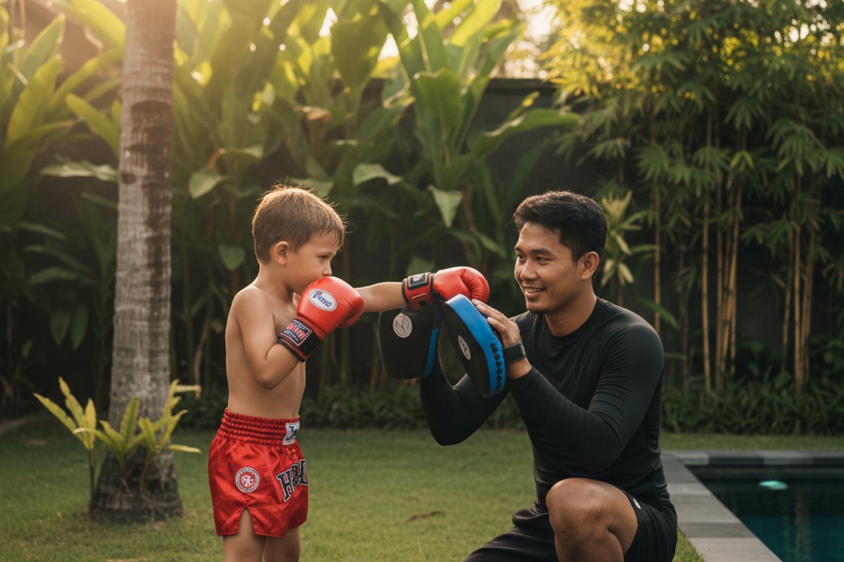 Kids Muay Thai Lesson - 1 hour - Rp 300.000